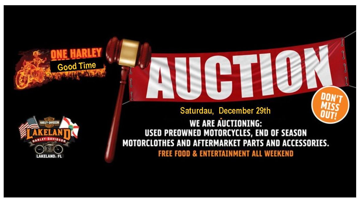 Lakeland Harley Davidson Auction Event